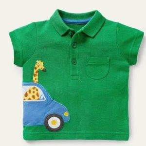 Baby Boden Fun Piqué Polo Shirt - NEW